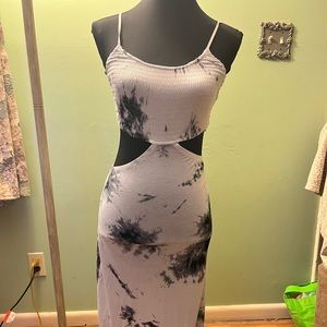 Cut out bodycon maxi dress never worn